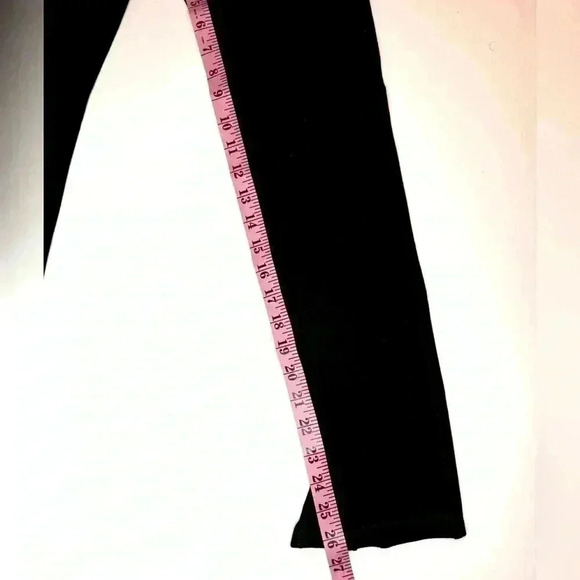 BCBG  Womens Sissy Legging W/ Zipper Detail Size Medium / Black - Picture 6 of 10